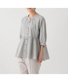 【アフタヌーンティー リビング/Afternoon Tea LIVING】のバンセルクールストライプギャザーブラウス 人気、トレンドファッション・服の通販 founy(ファニー) ファッション Fashion レディースファッション WOMEN トップス・カットソー Tops/Tshirt シャツ/ブラウス Shirts/Blouses ギャザー Gather クラシカル Classical ストライプ Stripe チェック Check 吸水 Water Absorption 抗菌 Antibacterial thumbnail アイボリー|ID: prp329100004536310 ipo3291000000032055853