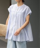 【ジャーナルスタンダード レリューム/JOURNAL STANDARD relume】の《追加》手洗い可 / ボイルピンタックフレンチブラウス 人気、トレンドファッション・服の通販 founy(ファニー) ファッション Fashion レディースファッション WOMEN トップス・カットソー Tops/Tshirt シャツ/ブラウス Shirts/Blouses 2025年 2025 2025春夏・S/S Ss,Spring/Summer,2025 thumbnail ブルー|ID: prp329100004536367 ipo3291000000032458142