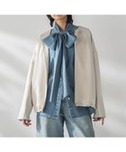 【メイソングレイ/MAYSON GREY】のダンボール*ニットノーカラーブルゾン≪手洗い可能≫ ベージュ|ID: prp329100004536413 ipo3291000000032056341