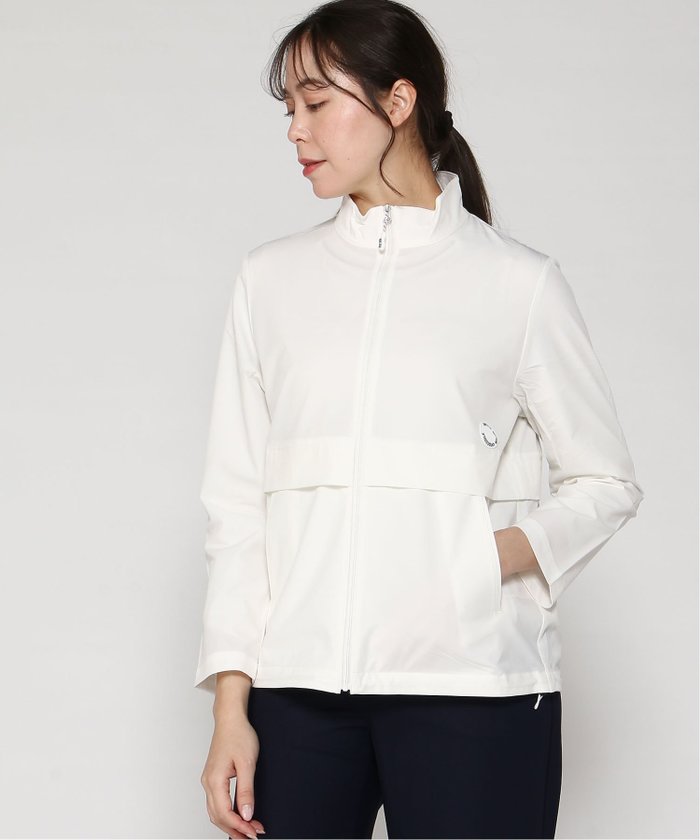 【クロコダイル/CROCODILE】のスタンドカラー ジャージライク ブルゾン【手洗いOK】 インテリア・キッズ・メンズ・レディースファッション・服の通販 founy(ファニー) https://founy.com/ ファッション Fashion レディースファッション WOMEN アウター Coat Outerwear ブルゾン Blouson/Jackets スタンド Stand スピンドル Spindle ブルゾン Blouson |ID: prp329100004536417 ipo3291000000032056361