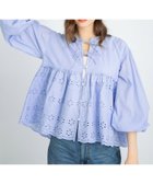 【サニーレーベル/Sonny Label / URBAN RESEARCH】のコットンシフリーペプラムガウンブラウス 人気、トレンドファッション・服の通販 founy(ファニー) ファッション Fashion レディースファッション WOMEN トップス・カットソー Tops/Tshirt シャツ/ブラウス Shirts/Blouses 2025年 2025 2025春夏・S/S Ss,Spring/Summer,2025 おすすめ Recommend キャミソール Camisole タンク Tank デニム Denim ドット Dot ペプラム Peplum ロング Long 夏 Summer S/S・春夏 Ss・Spring/Summer thumbnail サックス|ID: prp329100004536442 ipo3291000000032370276