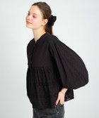 【サニーレーベル/Sonny Label / URBAN RESEARCH】のコットンシフリーペプラムガウンブラウス 人気、トレンドファッション・服の通販 founy(ファニー) ファッション Fashion レディースファッション WOMEN トップス・カットソー Tops/Tshirt シャツ/ブラウス Shirts/Blouses 2025年 2025 2025春夏・S/S Ss,Spring/Summer,2025 おすすめ Recommend キャミソール Camisole タンク Tank デニム Denim ドット Dot ペプラム Peplum ロング Long 夏 Summer S/S・春夏 Ss・Spring/Summer thumbnail ブラック|ID: prp329100004536442 ipo3291000000032370277
