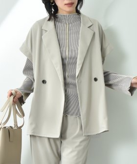 【インタープラネット/INTERPLANET】のカットジョーゼットBACKチュールジャケット 人気、トレンドファッション・服の通販 founy(ファニー) ファッション Fashion レディースファッション WOMEN アウター Coat Outerwear ジャケット Jackets カットソー Cut And Sew ジャケット Jacket ジョーゼット Georgette チュール Tulle テーラード Tailored トレンド Trend ベーシック Basic リラックス Relax |ID:prp329100004536455