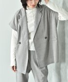 【インタープラネット/INTERPLANET】のカットジョーゼットBACKチュールジャケット 人気、トレンドファッション・服の通販 founy(ファニー) ファッション Fashion レディースファッション Fashion for Women アウター Coat / Outerwear Collection レディースジャケット・軽アウター Jackets カットソー Cut and Sewn Top ジャケット Jacket, Outerwear ジョーゼット Georgette, Semi-Sheer Fabric チュール Tulip, Tulip Motif テーラード Tailored, Tailored Fit トレンド Trend, Trending Now ベーシック Basic, Essential リラックス Relax, Relaxed Fit thumbnail ストライプ グレー|ID: prp329100004536455 ipo3291000000033631915