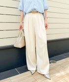 【ノーリーズ/NOLLEY'S】のウォッシャブル強撚ツイルワイドパンツ オフホワイト|ID: prp329100004536464 ipo3291000000032056731