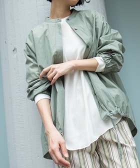 【ミューニック/Munich】のエアーコットンローンバンドシャツアウター 人気、トレンドファッション・服の通販 founy(ファニー) ファッション Fashion レディースファッション WOMEN アウター Coat Outerwear トップス・カットソー Tops/Tshirt シャツ/ブラウス Shirts/Blouses エアリー Airy 春 Spring ギャザー Gather ストライプ Stripe スピンドル Spindle バランス Balance ブルゾン Blouson ラウンド Round リラックス Relax エレガント 上品 Elegant |ID:prp329100004536468