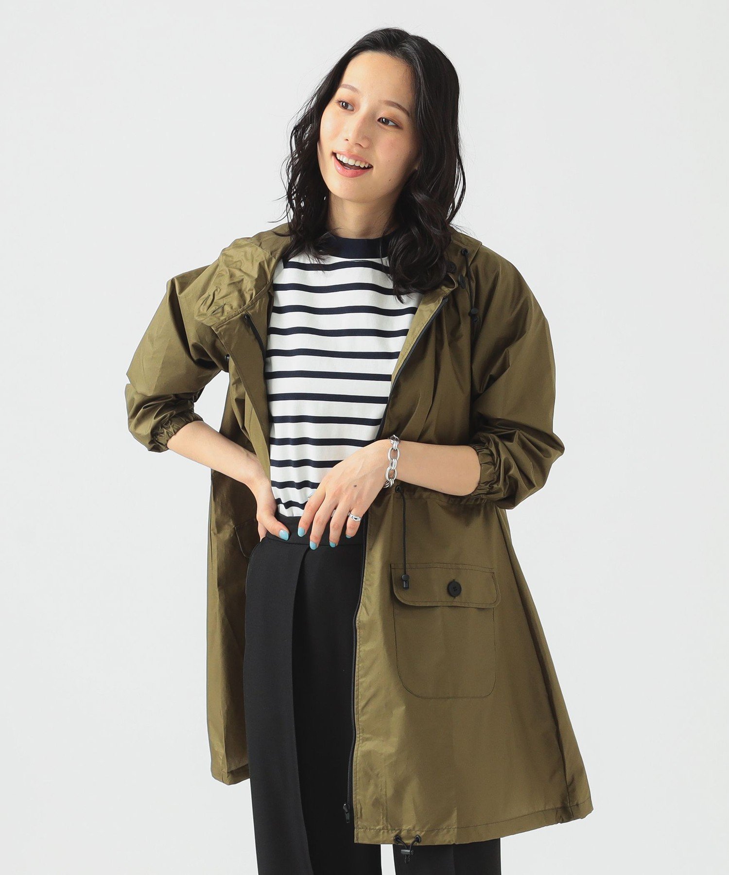 【ビーミングライフストアバイビームス/B:MING LIFE STORE by BEAMS】のNEW モッズ レインコート 25SS 梅雨 雨 レイン インテリア・キッズ・メンズ・レディースファッション・服の通販 founy(ファニー) 　ファッション　Fashion　レディースファッション　WOMEN　アウター　Coat Outerwear　コート　Coats　2025年　2025　2025春夏・S/S　Ss,Spring/Summer,2025　コンパクト　Compact　ドローコード　Draw Cord　モッズコート　Mod Coat　レイン　Rain　旅行　Travel　KHAKI|ID: prp329100004536473 ipo3291000000032234939