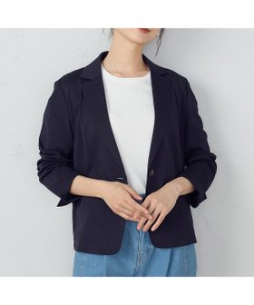 【コムサイズム/COMME CA ISM】の【 ウォッシャブル ストレッチ 】鹿の子 テーラードジャケット 人気、トレンドファッション・服の通販 founy(ファニー) ファッション Fashion レディースファッション WOMEN アウター Coat Outerwear ジャケット Jackets テーラードジャケット Tailored Jackets ウォッシャブル Washable 春 Spring 洗える Washable クラシック Classic 鹿の子 Pique ジャケット Jacket ストレッチ Stretch フォルム Form ベーシック Basic ポケット Pocket ワーク Work S/S・春夏 Ss・Spring/Summer 夏 Summer ビジネス 仕事 通勤 Business |ID:prp329100004536494