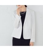 【コムサイズム/COMME CA ISM】の【 ウォッシャブル ストレッチ 】鹿の子 テーラードジャケット 人気、トレンドファッション・服の通販 founy(ファニー) ファッション Fashion レディースファッション WOMEN アウター Coat Outerwear ジャケット Jackets テーラードジャケット Tailored Jackets ウォッシャブル Washable 春 Spring 洗える Washable クラシック Classic 鹿の子 Pique ジャケット Jacket ストレッチ Stretch フォルム Form ベーシック Basic ポケット Pocket ワーク Work S/S・春夏 Ss・Spring/Summer 夏 Summer ビジネス 仕事 通勤 Business thumbnail ライトグレー|ID: prp329100004536494 ipo3291000000032056975