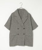 【ノッチ/notch】のサマーツィードハーフスリーブジャケット 人気、トレンドファッション・服の通販 founy(ファニー) ファッション Fashion レディースファッション WOMEN アウター Coat Outerwear ジャケット Jackets キャミソール Camisole サマー Summer タンク Tank ダブル Double ツイード Tweed ベーシック Basic thumbnail グレー|ID: prp329100004536516 ipo3291000000032057106