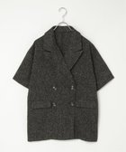 【ノッチ/notch】のサマーツィードハーフスリーブジャケット 人気、トレンドファッション・服の通販 founy(ファニー) ファッション Fashion レディースファッション WOMEN アウター Coat Outerwear ジャケット Jackets キャミソール Camisole サマー Summer タンク Tank ダブル Double ツイード Tweed ベーシック Basic thumbnail ブラック|ID: prp329100004536516 ipo3291000000032057109