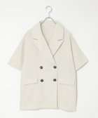【ノッチ/notch】のサマーツィードハーフスリーブジャケット 人気、トレンドファッション・服の通販 founy(ファニー) ファッション Fashion レディースファッション WOMEN アウター Coat Outerwear ジャケット Jackets キャミソール Camisole サマー Summer タンク Tank ダブル Double ツイード Tweed ベーシック Basic thumbnail アイボリー|ID: prp329100004536516 ipo3291000000032057111