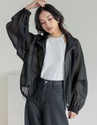 【リエディ/Re:EDIT】のシアーZIPブルゾン 人気、トレンドファッション・服の通販 founy(ファニー) ファッション Fashion レディースファッション WOMEN アウター Coat Outerwear ブルゾン Blouson/Jackets キャミソール Camisole シアー Sheer ジップ Zip スリーブ Sleeve タンク Tank ドット Dot バランス Balance フェミニン Feminine ブルゾン Blouson ワイド Wide 夏 Summer 春 Spring 無地 Plain Color thumbnail 無地ブラック|ID: prp329100004536529 ipo3291000000032332393