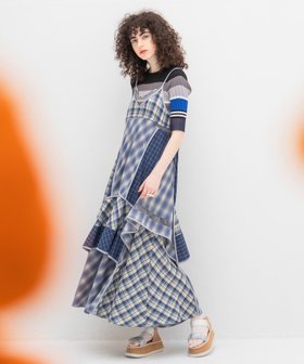 【アウラアイラ/AULA AILA】のCHECK CAMISOLE ONE PIECE 人気、トレンドファッション・服の通販 founy(ファニー) ファッション Fashion レディースファッション WOMEN 夏 Summer |ID:prp329100004536547
