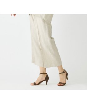 【イッツインターナショナル/I.T.'S. international】のワイドクロップドパンツ 人気、トレンドファッション・服の通販 founy(ファニー) ファッション Fashion レディースファッション Ladies' Fashion Online パンツ Pants シンプル Simple センター Center リネン Linen エレガント 上品 Elegant 夏 Summer |ID:prp329100004536555