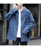 【ロッキーモンロー/Rocky Monroe】のヴィンテージライクデニムカバーオール 人気、トレンドファッション・服の通販 founy(ファニー) ファッション Fashion レディースファッション Fashion for Women デニム Denim, Jeans Material thumbnail ブルー|ID: prp329100004536567 ipo3291000000033553810