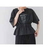 【ジーナシス/JEANASiS】のチェックジャガードペプラムベスト グレー系その他|ID: prp329100004536577 ipo3291000000032644618