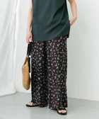 【その他のブランド/Other】の『Sサイズあり』『洗濯可』リネンレーヨンワイドパンツ 柄BLK|ID: prp329100004536580 ipo3291000000032720638