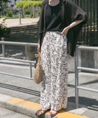 【アイテムズアーバンリサーチ/ITEMS URBAN RESEARCH】の『Sサイズあり』『洗濯可』リネンレーヨンワイドパンツ 柄IVO|ID: prp329100004536580 ipo3291000000033544375