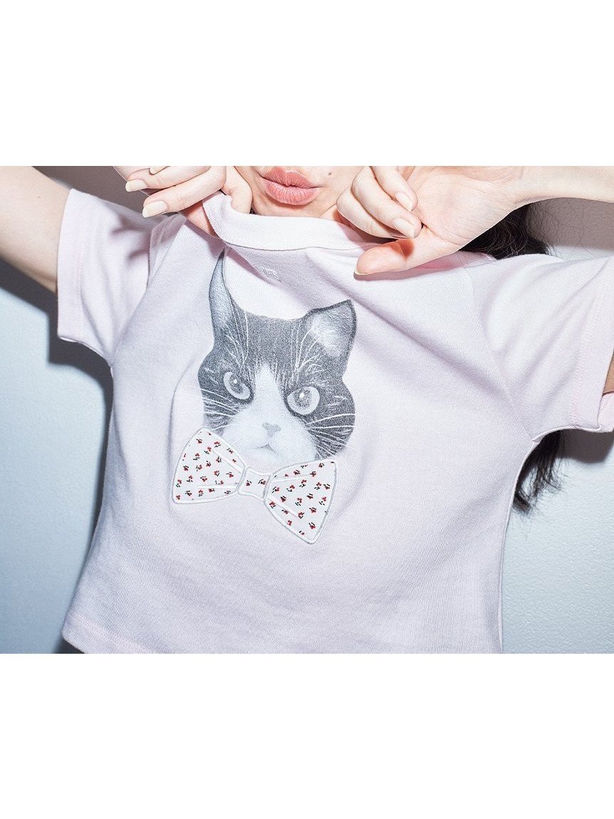 【ファーファー/FURFUR】の【上國料萌衣コラボ】HanaプリントTシャツ(UNISEX) インテリア・キッズ・メンズ・レディースファッション・服の通販 founy(ファニー) 　ファッション　Fashion　レディースファッション　WOMEN　トップス・カットソー　Tops/Tshirt　シャツ/ブラウス　Shirts/Blouses　ロング / Tシャツ　T-Shirts　ユニセックス　Unisex　コラボ　Collaboration　プリント　Print　PNK[066]|ID: prp329100004536594 ipo3291000000032057819