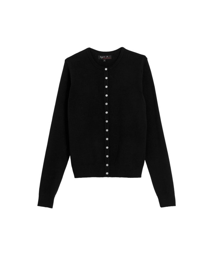 【アニエスベー ファム/agnes b. FEMME】のコットン ニット 長袖 カーディガンプレッション Swing Nacre インテリア・キッズ・メンズ・レディースファッション・服の通販 founy(ファニー) https://founy.com/ ファッション Fashion レディースファッション WOMEN トップス・カットソー Tops/Tshirt ニット Knit Tops カーディガン Cardigans カーディガン Cardigan パール Pearl フロント Front 定番 Standard 長袖 Long Sleeve |ID: prp329100004536596 ipo3291000000032057834