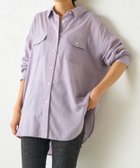【ビアズリー/BEARDSLEY】のシフォンデニムシャツ 人気、トレンドファッション・服の通販 founy(ファニー) ファッション Fashion レディースファッション Fashion for Women トップス・カットソー Cut & Sew Tops シャツ・ブラウス・オフィスカジュアル Elegant Blouses & Button-Ups インディゴ Indigo Denim カットソー Cut and Sewn Top シアー Sheer, See-Through シフォン Chiffon, Lightweight Fabric タンク Tank Top, Sleeveless Top デニム Denim, Jeans Material なめらか Smooth, Silky Texture ボトム Bottoms, Lower Wear ポケット Pocket, Pocket Detail ロング Long, Long-Length ワイド Wide, Wide Fit 再入荷 Restock / Back in Stock おすすめ Recommended / Our Picks thumbnail バイオレット|ID: prp329100004536597 ipo3291000000034433199