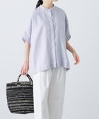 【かぐれ/kagure / URBAN RESEARCH】のリネンスクエアケープシャツ LAVENDER|ID: prp329100004536600 ipo3291000000032057874