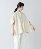 【かぐれ/kagure / URBAN RESEARCH】のリネンスクエアケープシャツ YELLOW|ID: prp329100004536600 ipo3291000000032057876