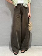 【リリーブラウン/Lily Brown】の【WEB限定00サイズ】ルーズフィットワイドデニムパンツ BRW[058]|ID: prp329100004536610 ipo3291000000032057925