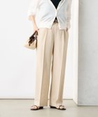 【ノーリーズ/NOLLEY'S】の【PR林 別注カラーあり】ウォッシャブルツイルストレッチ愛されワイドパンツ ベージュ|ID: prp329100004536614 ipo3291000000032057962