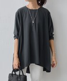 【ビアズリー/BEARDSLEY】の《LIVETART》後ろドレープ Tブラウス 人気、トレンドファッション・服の通販 founy(ファニー) ファッション Fashion レディースファッション Fashion for Women トップス・カットソー Cut & Sew Tops シャツ・ブラウス・オフィスカジュアル Elegant Blouses & Button-Ups インナー Innerwear 春 Spring カーディガン Cardigan, Knitwear ジャケット Jacket, Outerwear ジョーゼット Georgette, Semi-Sheer Fabric スウェット / スエット Sweatshirt, Sweatwear ストレッチ Stretch, Stretchy Fabric ドレープ Drape, Draping Fabric S/S・春夏 SS, Spring/Summer, Warm Season 夏 Summer thumbnail ダークグレー|ID: prp329100004536616 ipo3291000000034581668