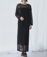 【ガール/GIRL】のメッシュニットシアープルオーバー・ナロースカート セットアップ 上下セット 人気、トレンドファッション・服の通販 founy(ファニー) ファッション Fashion レディースファッション WOMEN セットアップ Setup スカート Skirt セットアップ Set Up 再入荷 Restock/Back In Stock/Re Arrival 楽ちん Easy |ID:prp329100004536618