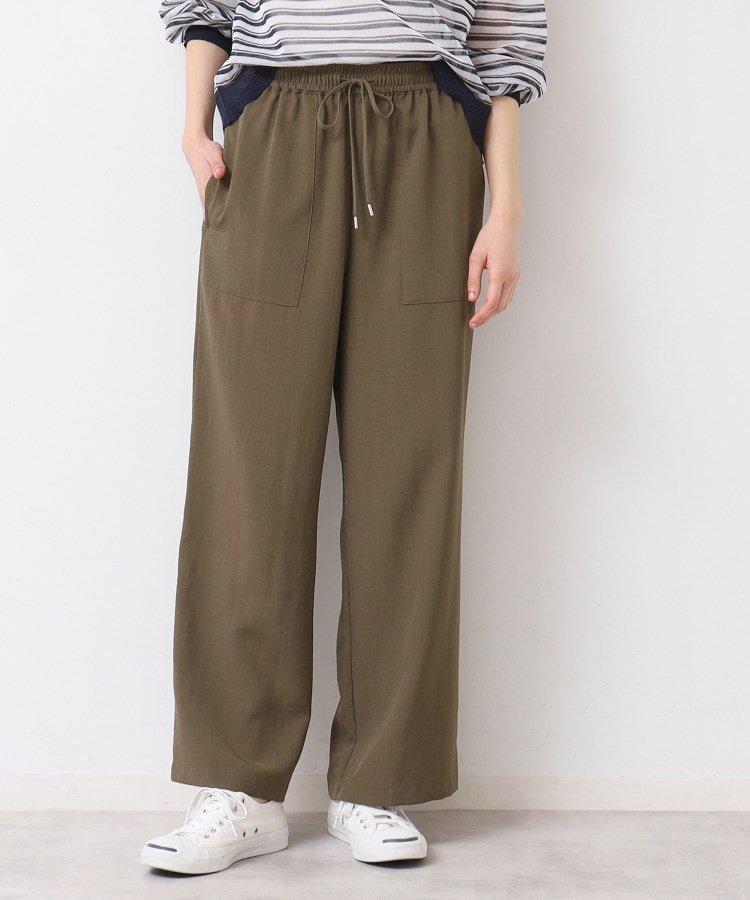 【デッサン/Dessin】の【ウエストゴム】アウトポケット付きパンツ(XS~L) 人気、トレンドファッション・服の通販 founy(ファニー) 　ファッション　Fashion　レディースファッション　Ladies' Fashion Online　パンツ　Pants　カットソー　Cut And Sew　ショート　Short　シンプル　Simple　ポケット　Pocket　ワイド　Wide　無地　Plain Color　 other-1|ID: prp329100004536648 ipo3291000000032652316