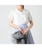【ニューヨーカー/NEWYORKER】のサテンストライプ 半袖ボウタイカットソープルオーバー 人気、トレンドファッション・服の通販 founy(ファニー) ファッション Fashion レディースファッション WOMEN トップス・カットソー Tops/Tshirt プルオーバー Pullover カットソー Cut and Sewn 春 Spring カットソー Cut And Sew サテン Satin スタイリッシュ Stylish ストライプ Stripe スーツ Suit バランス Balance 半袖 Short Sleeve ラベンダー Lavender S/S・春夏 Ss・Spring/Summer 夏 Summer エレガント 上品 Elegant thumbnail ホワイト|ID: prp329100004536649 ipo3291000000032058228