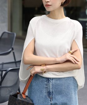 【ガール/GIRL】 ケープスリットスリーブニットプルオーバー人気、トレンドファッション・服の通販 founy(ファニー) ファッション Fashion レディースファッション WOMEN トップス・カットソー Tops/Tshirt ニット Knit Tops プルオーバー Pullover イエロー Yellow 春 Spring サマー Summer ベーシック Basic ロング Long ワーク Work おすすめ Recommend エレガント 上品 Elegant ビジネス 仕事 通勤 Business |ID:prp329100004536666