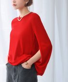 【ガール/GIRL】のケープスリットスリーブニットプルオーバー 人気、トレンドファッション・服の通販 founy(ファニー) ファッション Fashion レディースファッション WOMEN トップス・カットソー Tops/Tshirt ニット Knit Tops プルオーバー Pullover イエロー Yellow 春 Spring サマー Summer ベーシック Basic ロング Long ワーク Work おすすめ Recommend エレガント 上品 Elegant ビジネス 仕事 通勤 Business thumbnail RED|ID: prp329100004536666 ipo3291000000032058367