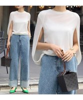 【ガール/GIRL】のケープスリットスリーブニットプルオーバー 人気、トレンドファッション・服の通販 founy(ファニー) ファッション Fashion レディースファッション Fashion for Women トップス・カットソー Cut & Sew Tops ニット Knit Tops & Sweaters カジュアルプルオーバー・ニットトップス Pullovers & Knit Tops / Casual Pullovers ビジネス 仕事 通勤 Business / Work / Commuting ベーシック Basic, Essential ワーク Workwear, Utility Style |ID:prp329100004536666