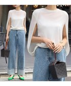 【ガール/GIRL】のケープスリットスリーブニットプルオーバー 人気、トレンドファッション・服の通販 founy(ファニー) ファッション Fashion レディースファッション Fashion for Women トップス・カットソー Cut & Sew Tops ニット Knit Tops & Sweaters カジュアルプルオーバー・ニットトップス Pullovers & Knit Tops / Casual Pullovers ビジネス 仕事 通勤 Business / Work / Commuting ベーシック Basic, Essential ワーク Workwear, Utility Style thumbnail OWH|ID: prp329100004536666 ipo3291000000033122332