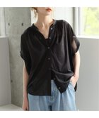 【ジャーナルスタンダード/JOURNAL STANDARD】の《WEB限定追加2》80ローンタックボリュームシャツ ブラック|ID:prp329100004536692