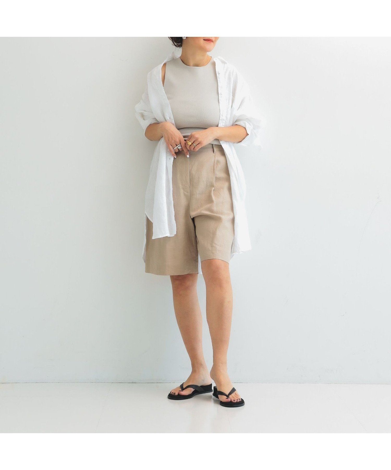 【デミルクス ビームス/Demi-Luxe BEAMS】のビーチサイド シャツ .M インテリア・キッズ・メンズ・レディースファッション・服の通販 founy(ファニー) 　ファッション　Fashion　レディースファッション　Fashion for Women　トップス・カットソー　Cut & Sew Tops　シャツ・ブラウス・オフィスカジュアル　Elegant Blouses & Button-Ups　シンプル　Simple, Minimal　チュニック　Tunic, Long Top　ビーチ　Beach, Seaside　フロント　Front, Front Design　ポケット　Pocket, Pocket Detail　リネン　Linen, Linen Fabric　リラックス　Relax, Relaxed Fit　夏　Summer　水着　Swimsuit, Swimwear　WHITE|ID: prp329100004536709 ipo3291000000032755172