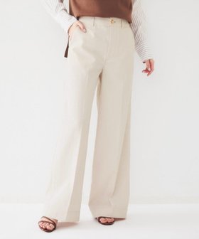 【アンタイトル/UNTITLED】のコットンライク ワイドストレートパンツ 人気、トレンドファッション・服の通販 founy(ファニー) ファッション Fashion レディースファッション WOMEN パンツ Pants コンパクト Compact ストレート Straight ポケット Pocket リネン Linen ワイド Wide |ID:prp329100004536712
