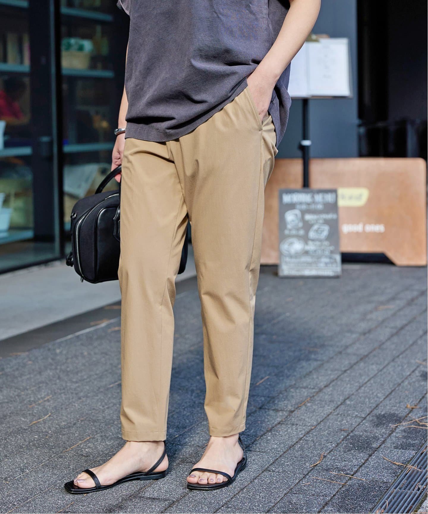 【ジャーナルスタンダード/JOURNAL STANDARD】の《追加3》【撥水/接触冷感/洗える/UV】リネンナイロンストレッチテーパードパンツ インテリア・キッズ・メンズ・レディースファッション・服の通販 founy(ファニー) 　ファッション　Fashion　レディースファッション　WOMEN　パンツ　Pants　2025年　2025　2025春夏・S/S　Ss,Spring/Summer,2025　洗える　Washable　ベージュ A|ID: prp329100004536718 ipo3291000000032362342