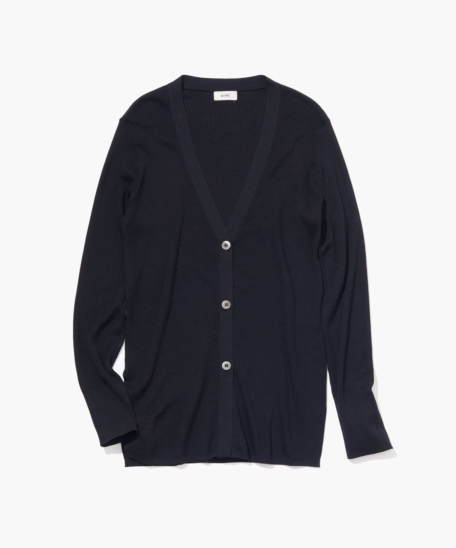 【ロペ/ROPE'】の【スキンニット】シルク100%Vネックリブロングカーデガン/洗える 人気、トレンドファッション・服の通販 founy(ファニー) 　ファッション　Fashion　レディースファッション　WOMEN　トップス・カットソー　Tops/Tshirt　ニット　Knit Tops　Vネック　V-Neck　アンサンブル　Ensemble　洗える　Washable　カーディガン　Cardigan　シルク　Silk　スクエア　Square　ストレッチ　Stretch　スリット　Slit　ツイスト　Twist　ドレープ　Drape　なめらか　Smooth　ボトム　Bottom　ポケット　Pocket　ロング　Long　ワイド　Wide　冬　Winter　おすすめ　Recommend　夏　Summer　エレガント 上品　Elegant　 other-1|ID: prp329100004536725 ipo3291000000032058723