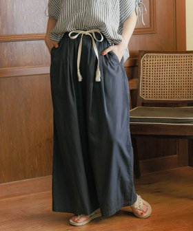 【ニコアンド/niko and】のDRYイージーワイドパンツ 人気、トレンドファッション・服の通販 founy(ファニー) ファッション Fashion レディースファッション WOMEN パンツ Pants おすすめ Recommend バランス Balance ボトム Bottom ワイド Wide 楽ちん Easy |ID:prp329100004536727