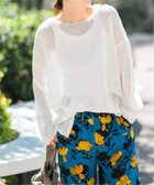 【スピック&スパン/Spick & Span】のリネンミックス2WAYプルオーバー 人気、トレンドファッション・服の通販 founy(ファニー) ファッション Fashion レディースファッション WOMEN トップス・カットソー Tops/Tshirt プルオーバー Pullover インナー Inner シンプル Simple デニム Denim ミックス Mix リネン Linen 定番 Standard thumbnail ホワイト|ID: prp329100004536730 ipo3291000000032058762