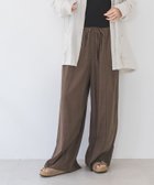 【ジーナシス/JEANASiS】のリネンイージーパンツ 人気、トレンドファッション・服の通販 founy(ファニー) ファッション Fashion レディースファッション WOMEN パンツ Pants おすすめ Recommend カットソー Cut And Sew サンダル Sandals シンプル Simple ジャケット Jacket セットアップ Set Up リネン Linen ワイド Wide 夏 Summer thumbnail ブラウン|ID: prp329100004536732 ipo3291000000032338805