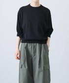 【かぐれ/kagure / URBAN RESEARCH】のハイゲージコットン半袖プルオーバー 人気、トレンドファッション・服の通販 founy(ファニー) ファッション Fashion レディースファッション WOMEN トップス・カットソー Tops/Tshirt プルオーバー Pullover 2025年 2025 2025春夏・S/S Ss,Spring/Summer,2025 カーディガン Cardigan フィット Fit エレガント 上品 Elegant 半袖 Short Sleeve 夏 Summer 定番 Standard S/S・春夏 Ss・Spring/Summer thumbnail BLACK|ID: prp329100004536734 ipo3291000000032242394