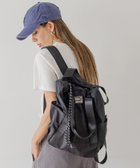 【ベイフロー/BAYFLOW】の軽量!大容量♪ペットボトルホルダー付き プレートライトデイバッグ ブラック19|ID: prp329100004536754 ipo3291000000032516739