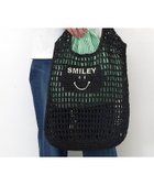 【プードゥドゥ/POU DOU DOU】のSMILEY 透かし編み刺繍入カゴバッグ/A4対応 人気、トレンドファッション・服の通販 founy(ファニー) ファッション Fashion レディースファッション WOMEN ストライプ Stripe フェイス Face ペーパー Paper ワンポイント One Point 人気 Popularity 巾着 Purse 透かし Watermark thumbnail ブラック|ID: prp329100004536762 ipo3291000000032058918
