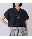 【インディヴィ/INDIVI】の新色登場!【洗える/エアリー】ティアードブラウス ネイビー|ID: prp329100004536767 ipo3291000000032497166